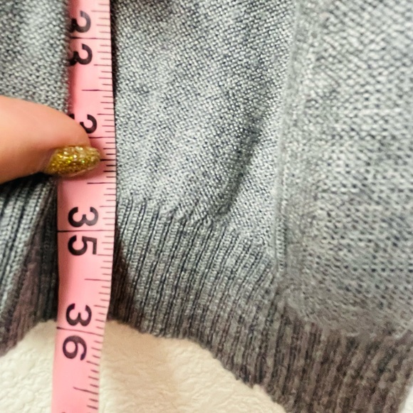 ANTHROPOLOGIE UNCLE FRANK WMNS KNIT SWEATER SLIP ON DRESS SIZE SMALL GRAY - Picture 7 of 11